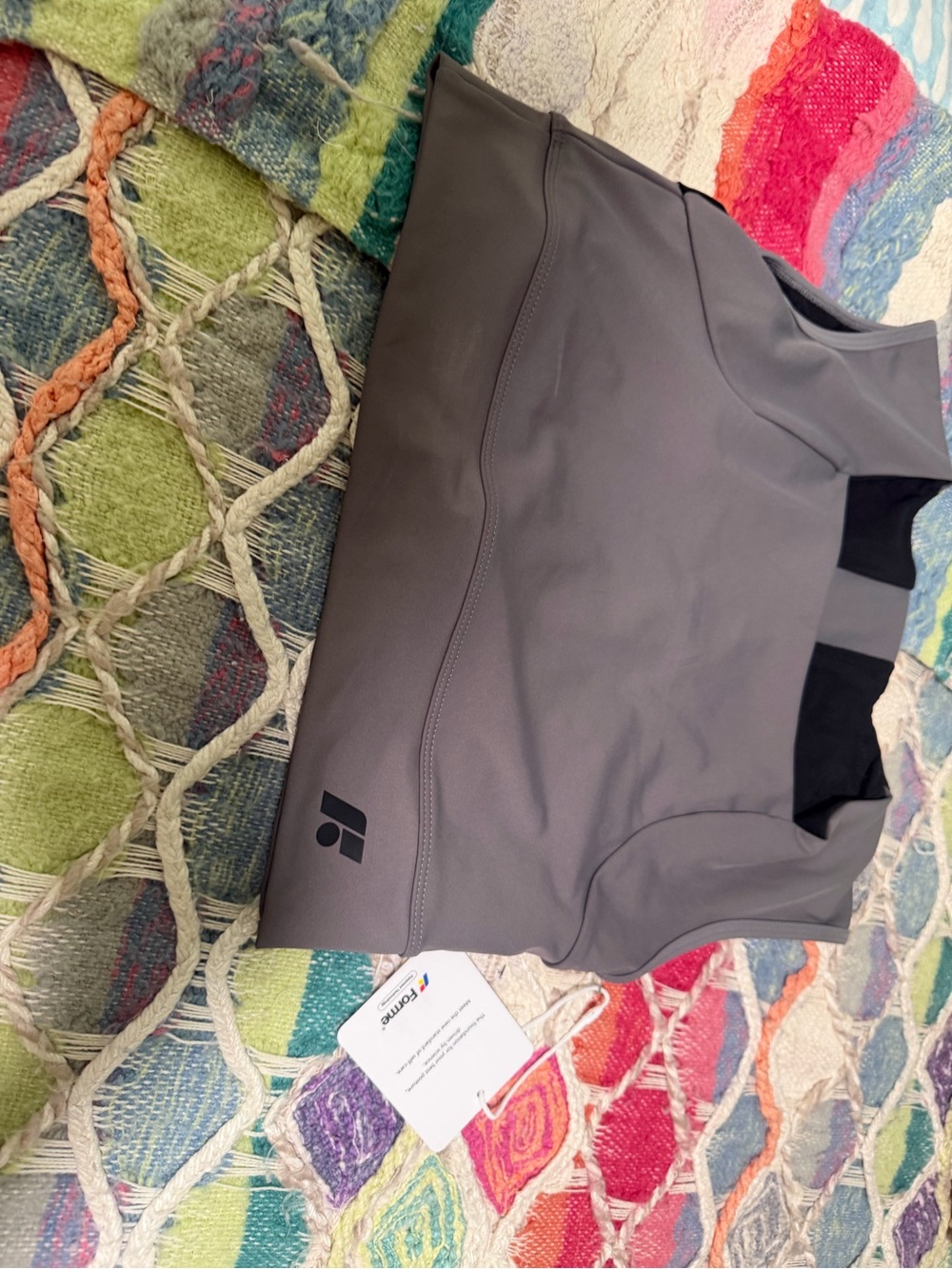 Outdoor Voices Forme Sports Bra - Gray - Picture 4 of 7